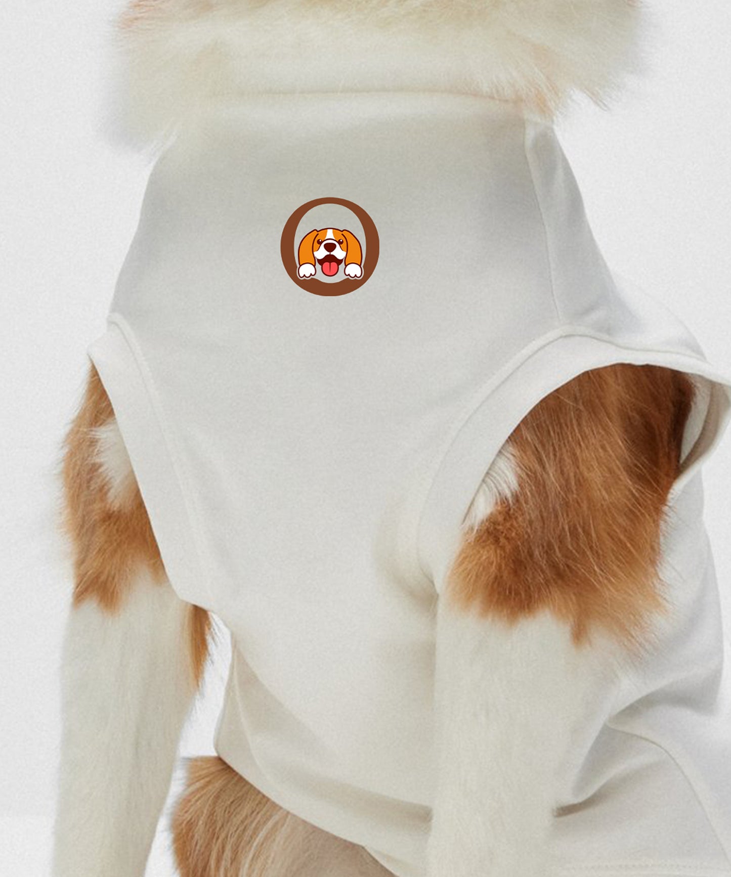 Chinqooper White Dog vest