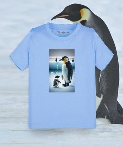 Kids Unisex Emperor Penguin Tshirt