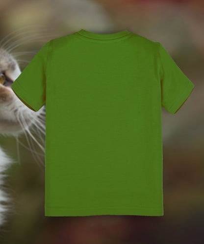 Kids unisex Green Printed Tshirt