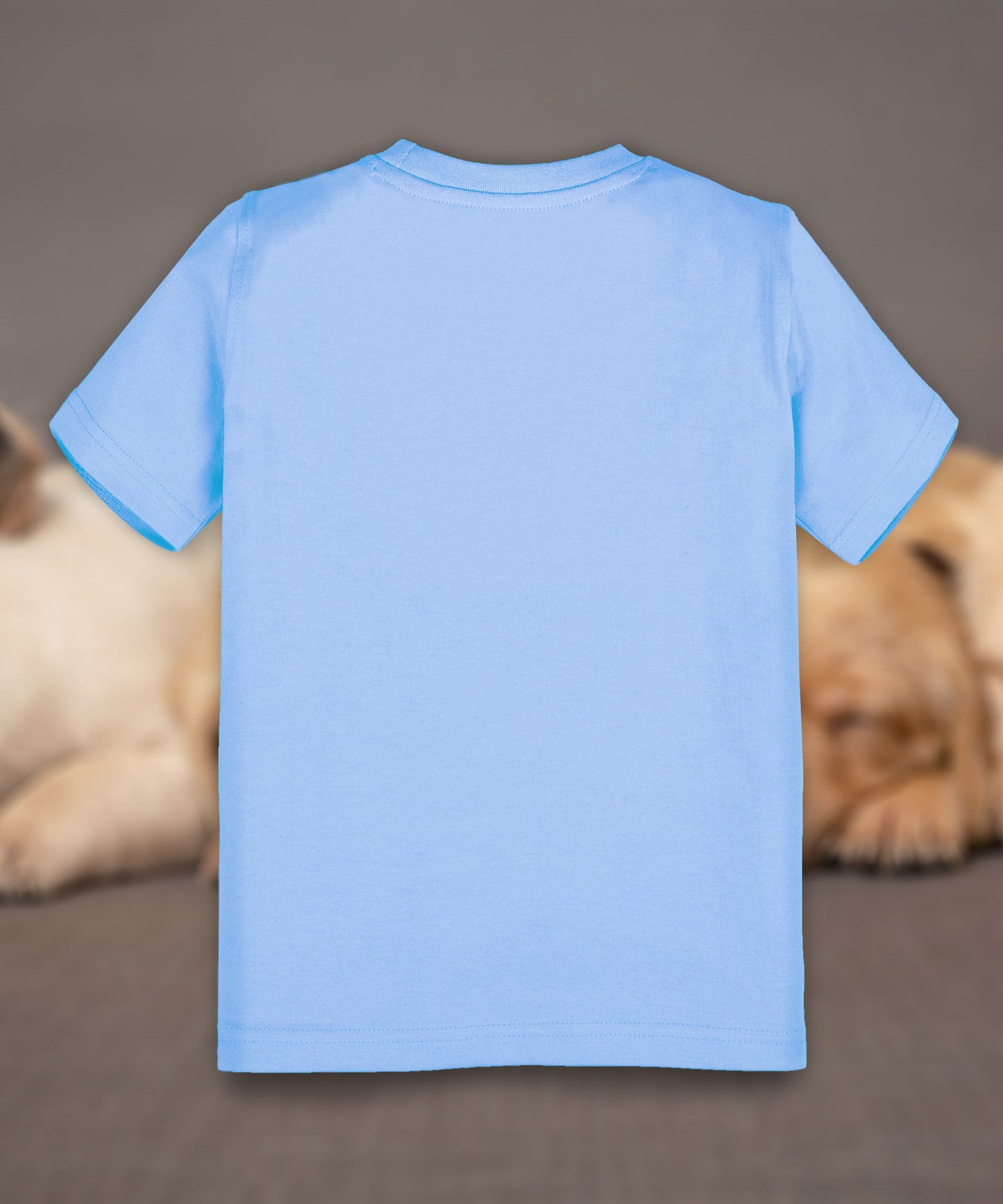 Kids unisex Playful Puppy in Winter Tshirt