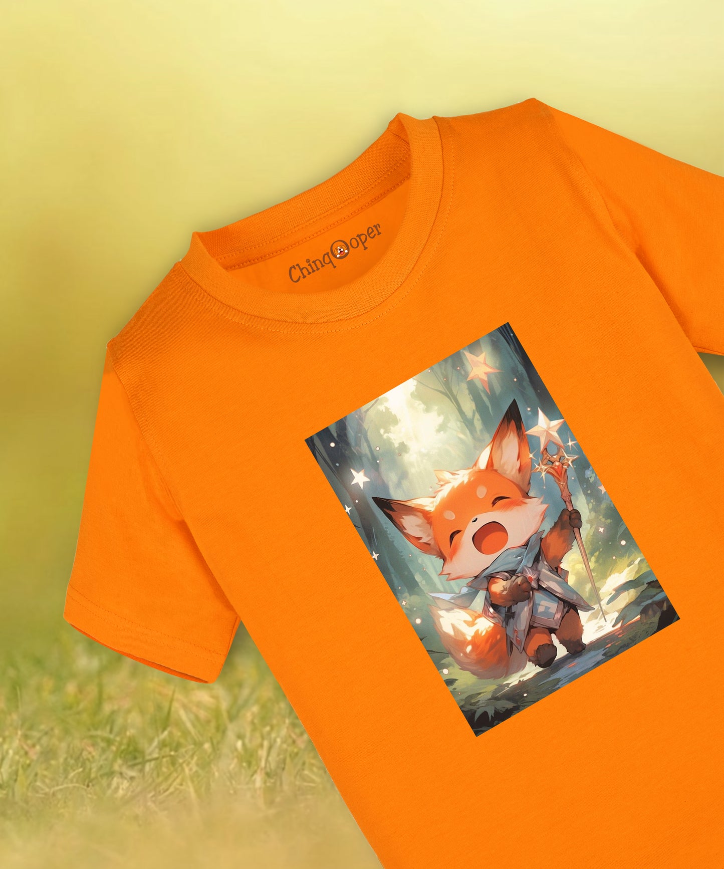 Kids unisex Fox Mage Printed Tshirt