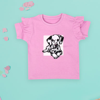 Kids Dog Flock printed Set