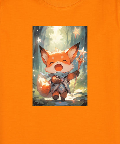 Kids unisex Fox Mage Printed Tshirt